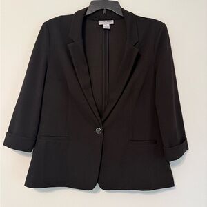 Sag Harbor Black Women's Suit Jacket